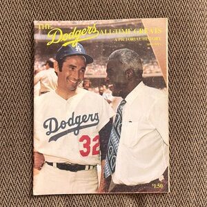 1972 The Dodgers All-Time Greats Magazine 1890's-1970's Koufax Robinson Drysdale